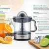 BRUNO BRN-0095 Ηλεκτρικός Στίφτης 700ml, 40W, Inox-Μαύρο