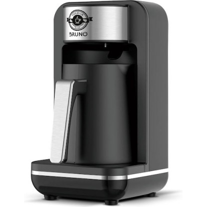 BRUNO BRN-0168 Αυτόματη Καφετιέρα Ελληνικού Καφέ 400W, 260ml Μαύρη