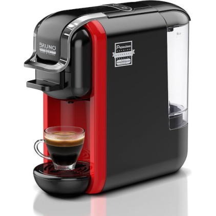 BRUNO BRN-0214 Καφετιέρα Espresso 3 σε 1 Hot & Cold 1450W 19 bar Μαύρη