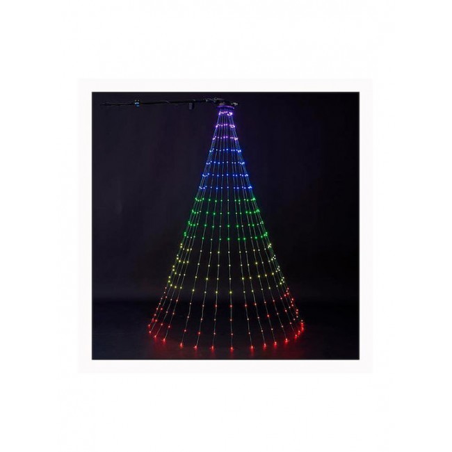 Eurolamp Χριστουγεννιάτικα Λαμπάκια LED Πολύχρωμο τύπου Χταπόδι με Πράσινο Καλώδιο και Προγράμματα 600-11772 