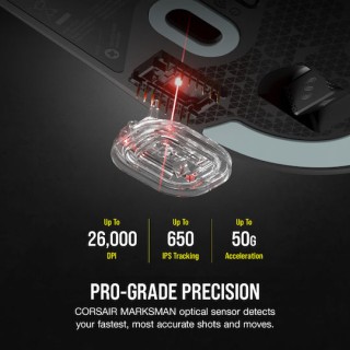 Corsair M75 Air Wireless Black  Corsair M75 Air Wireless Black