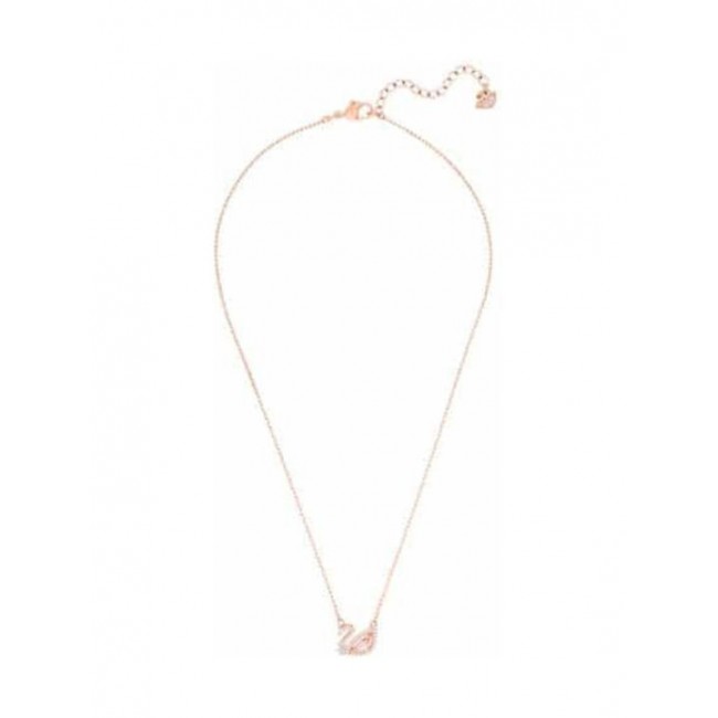 Swarovski Dazzling Swan Necklace, Swan, Pink, Rose gold-tone plated 5469989