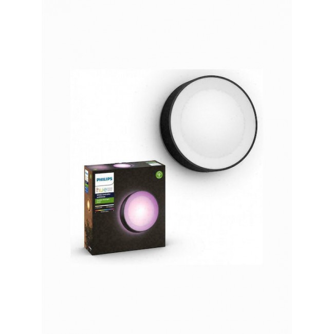 Philips Hue White & Color Ambiance Daylo Wall Light Hue Outdoor Black