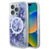 Guess “Liquid Glitter Flower" Θήκη προστασίας από σκληρό πλαστικό – iPhone 16 Pro (Μωβ – GUHMP16LLFMWTU)