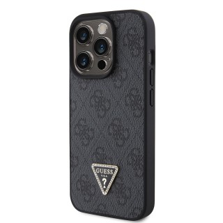 Guess 4G Metal Logo Strass Collection Phone Case with Removable Strap for iPhone 15 Pro Black - GUHCP15LP4TDSCPK Guess 4G Metal Logo Strass Collection Phone Case with Removable Strap for iPhone 15 Pro Black - GUHCP15LP4TDSCPK
