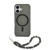 Guess Back Cover Σιλικόνης / Πλαστικό Μαύρο iPhone 16 (GUHMP16SHGCRELSK)