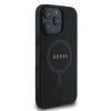 Guess Saffiano Classic Logo iPhone 16 Pro Max MagSafe Σκληρή Θήκη με Πλαίσιο Σιλικόνης (GUHMP16XPSAHMCK) Μαύρο