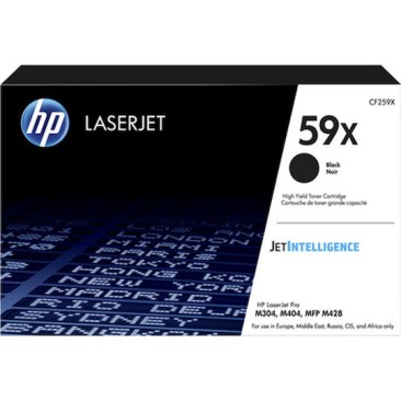HP 59X Γνήσιο Toner Laser Εκτυπωτή Μαύρο High Yield 10000 Σελίδων (CF259X)