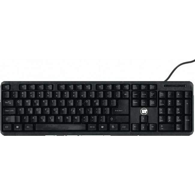 LAMTECH CLASSIC KEYBOARD USB GR (LAM622178) Black