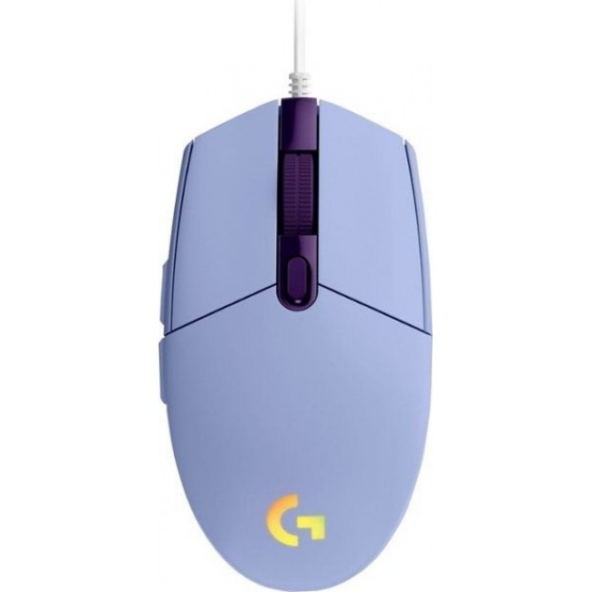 Logitech G203 Lightsync Gaming Mouse (910-005853) Lilac