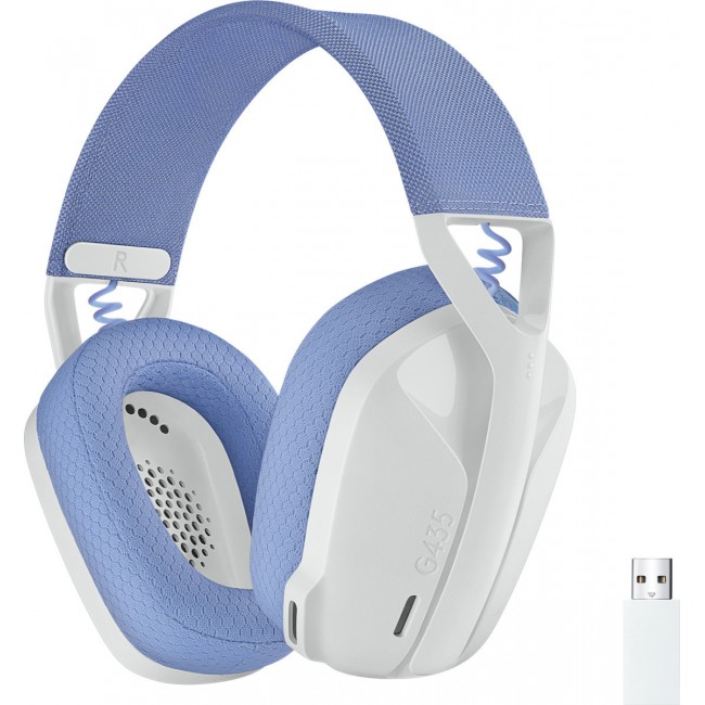 Logitech Lightspeed G435 Gaming Headset White (981-001074)
