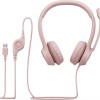 Logitech H390 On Ear Multimedia Ακουστικά Ροζ (981-001281)