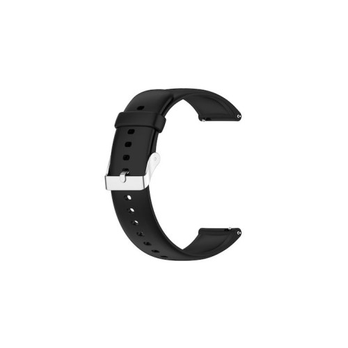 OnePlus Watch 2/2R Λουράκι Σιλικόνης Solid Black