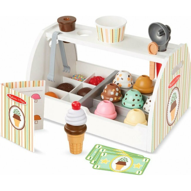 Melissa & Doug Melissa & Doug Wooden Ice Cream Counter (19286) Toy