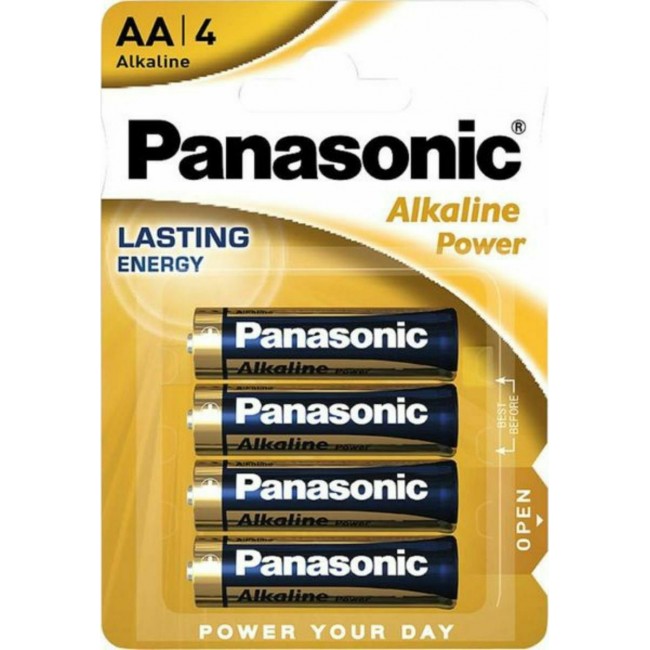 Panasonic Alkaline Power Μπαταρίες AA 1.5V 4τμχ