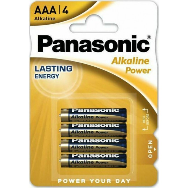 Panasonic Alkaline Power Μπαταρίες AAA 1.5V 4τμχ