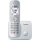 Panasonic TG6851 Ασύρματο Τηλέφωνο (KX-TG6851JTS) Ασημί