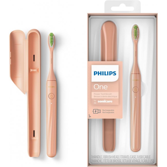 Philips One by Sonicare HY1200/05 Rechargeable Toothbrush Pink