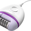  Philips BRE225/00 Satinelle Essential Compact Electric Epilator White/Purple