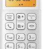 PHILIPS D1601W-34 Ασύρματο Τηλέφωνο με Ελληνικό Μενού Λευκό