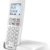 PHILIPS D2501W-34 Ασύρματο Τηλέφωνο με Ελληνικό Μενού Λευκό