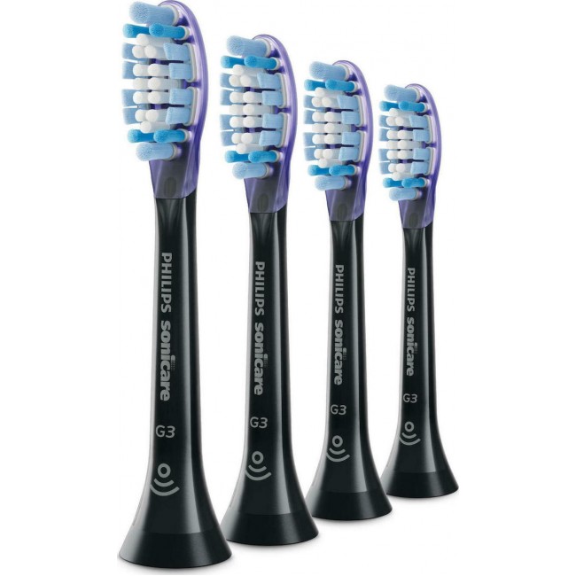 Philips HX9054/33 Sonicare Premium Gum Care 4 pcs Black