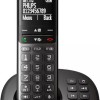 PHILIPS XL4951DS/34 Ασύρματο Τηλέφωνο Ελληνικό Μενού Τηλεφωνητής Μαύρο
