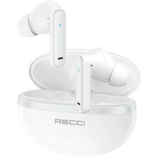 RECCI REP-W88 - TWS-ANC Ασύρματα Ακουστικά Bluetooth Λευκά