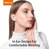 RECCI REP-W88 - TWS-ANC Ασύρματα Ακουστικά Bluetooth Λευκά