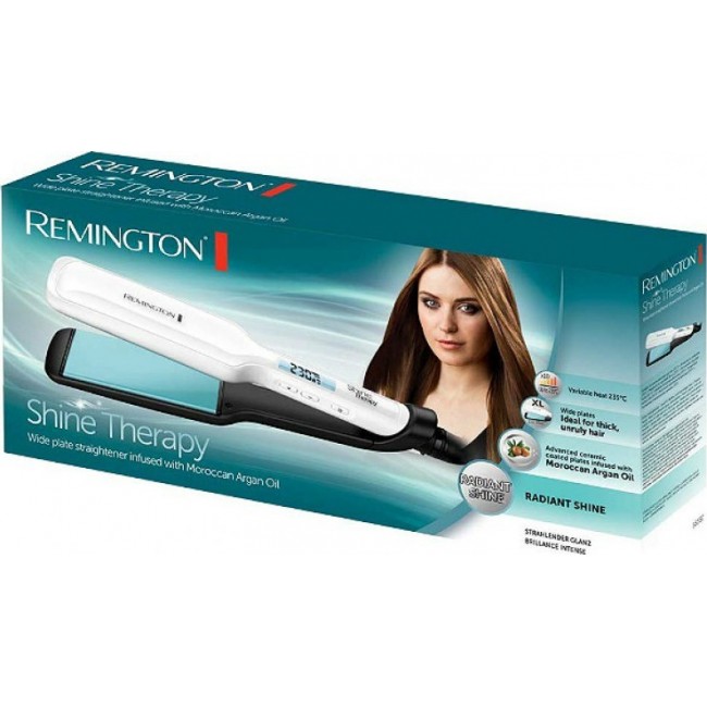 Remington S8550 Shine Therapy Πρέσα Μαλλιών με Κεραμικές Πλάκες