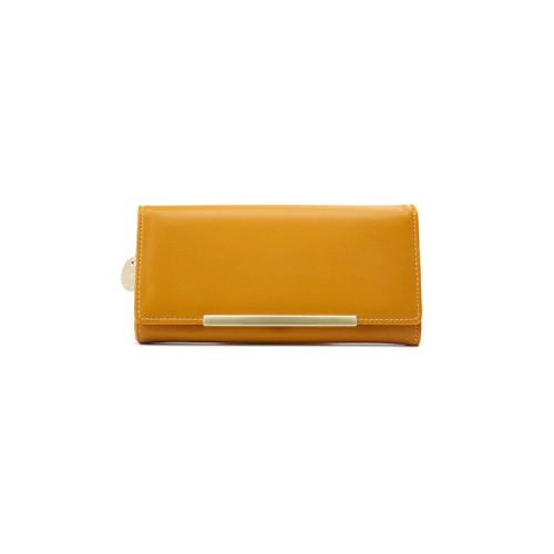 Roxxani LBAG-0013 Μεγάλο Γυναικείο Πορτοφόλι Κίτρινο