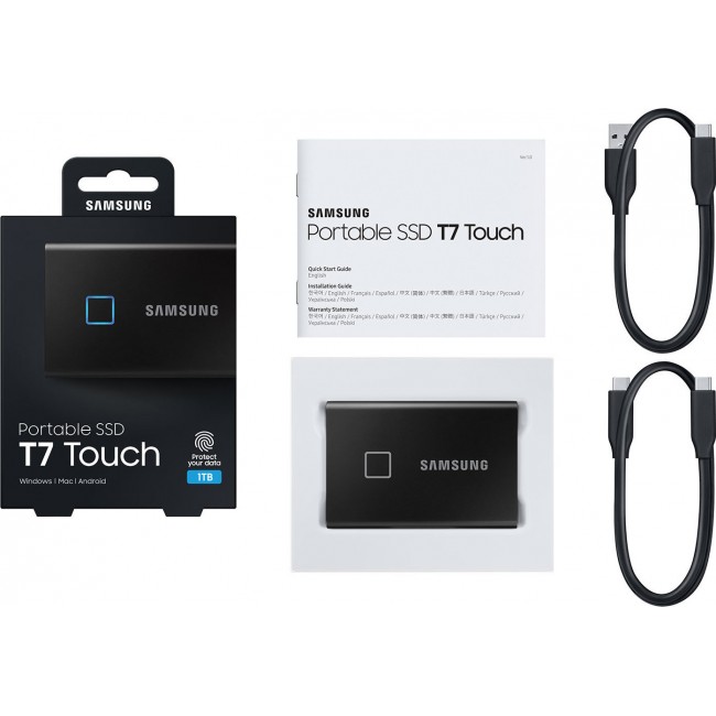 Samsung T7 Touch 1TB (MU-PC1T0K/WW) Black