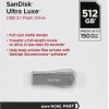 Sandisk Ultra Luxe 512GB USB 3.1 Stick Silver (SDCZ74-512G-G46)