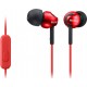 Sony MDREX110AP Aκουστικά Handsfree Red 