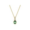 Swarovski Stilla Pendant, Pear Cut, Green 5648751