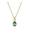 Swarovski Stilla Pendant, Pear Cut, Green 5648751
