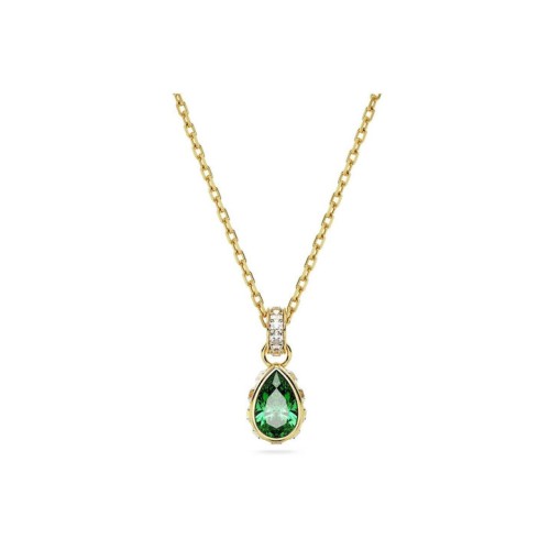 Swarovski Stilla Pendant, Pear Cut, Green 5648751