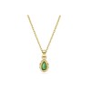 Swarovski Stilla Pendant, Pear Cut, Green 5648751