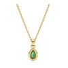 Swarovski Stilla Pendant, Pear Cut, Green 5648751