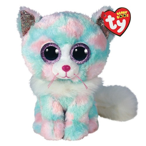 TY Beanie Boos Opal Χνουδωτό Γατούλα Παστέλ 23εκ (1607-37288)	
