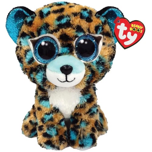 TY Beanie Boos Cobalt Χνουδωτή Λεοπάρδαλη Πολύχρωμη 15εκ (1607-36691)