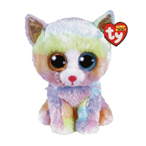 TY Beanie Boos Heather Χνουδωτό Γατούλα Πολύχρωμο 15εκ (1607-36250)