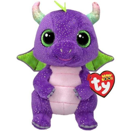 TY Beanie Boos Daphne Χνουδωτός Δράκος Μωβ 15εκ (1607-37362)