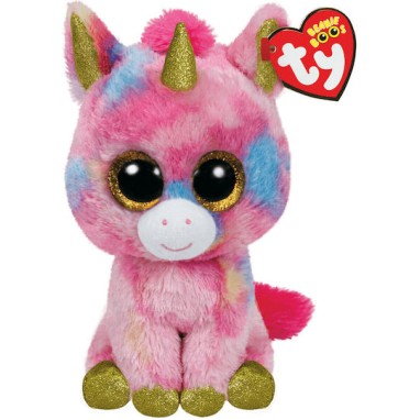 TY Beanie Boos Fantasia Χνουδωτό Μονόκερος Πολύχρωμο 23εκ (1607-37041)	