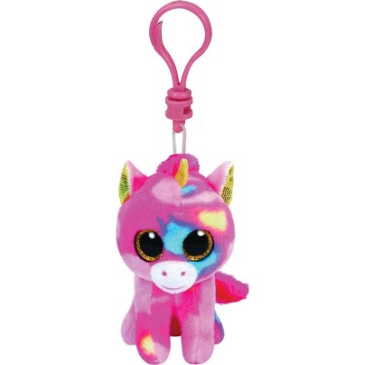 TY Beanie Boos Fantasia Χνουδωτό Κλιπ Μονόκερος Πολύχρωμος 8.5εκ (1607-36619)