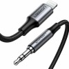 Ugreen Braided 3.5mm to Lightning Cable Μαύρο 1m (70509)