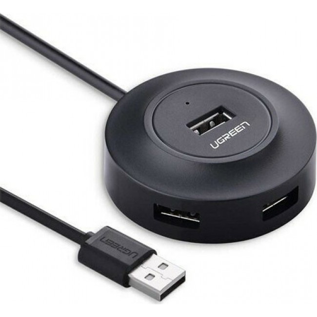 Ugreen CR106 USB 2.0 Hub 4 Θυρών με σύνδεση USB-A (20277)