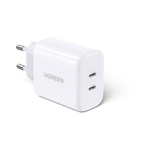 Ugreen Cd243 Φορτιστής Χωρίς Καλώδιο 40W Power Delivery Λευκός (10343)