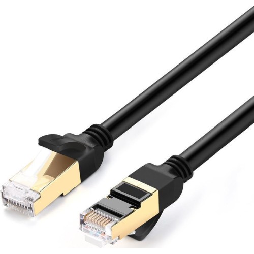 Ugreen NW107 F/FTP Cat.7 Καλώδιο Δικτύου Ethernet 10m Μαύρο 11273