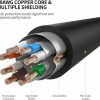 Ugreen NW107 F/FTP Cat.7 Καλώδιο Δικτύου Ethernet 10m Μαύρο 11273
